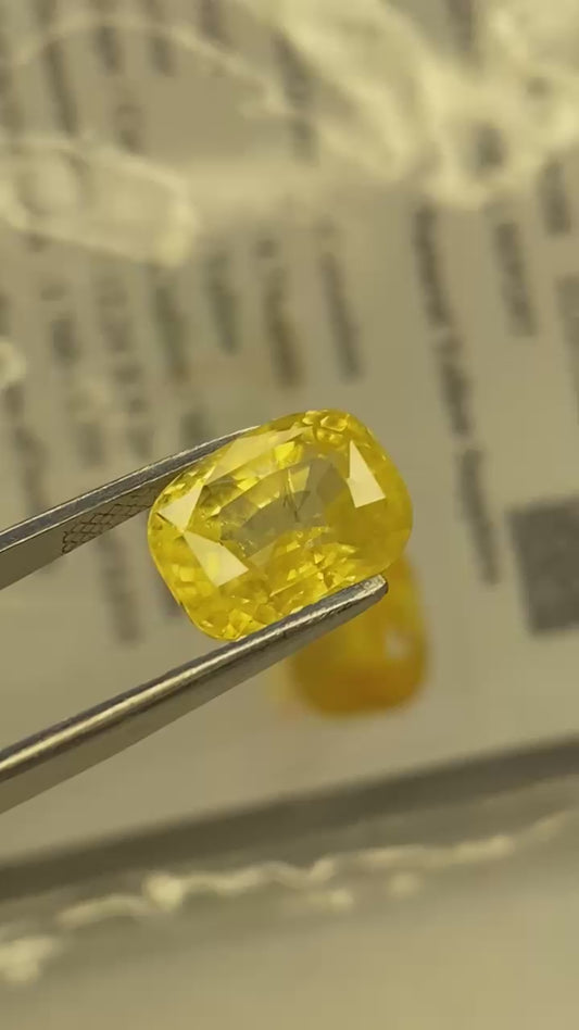 Sapphire-001 (Yellow, 4+ ct.)